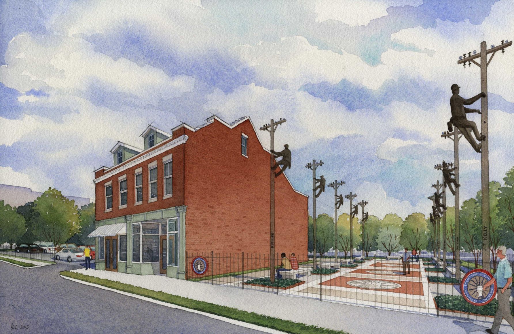 Rendering of the IBEW museum